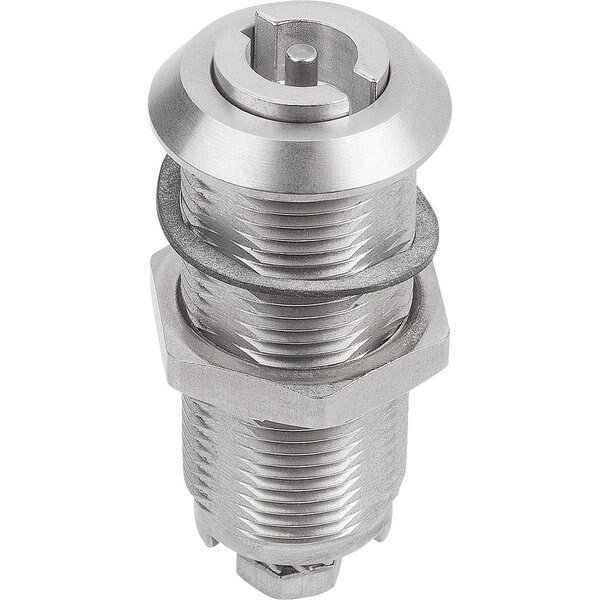 Quarter-Turn Lock Extended Housing, H=36, D=28, Stainless Steel, Kipp, Mfr#: K1352.4536